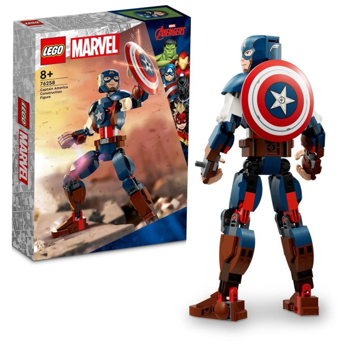 76258 Lego Marvel – Sestavitelná figurka: Captain America