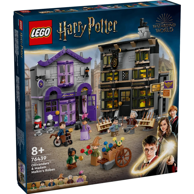 76439 Lego Harry Potter – Ollivanderův obchod a Obchod madame Malkinové