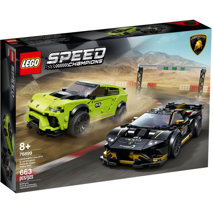 76899 LEGO SPEED CHAMPIONS - Lamborghini Urus ST-X a Lamborghini Huracán Super Trofeo EVO