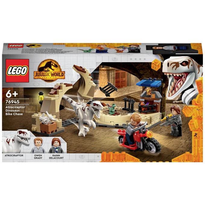76945 Lego Jurassic World- Atrocirapter: Naháněčka na Motorce