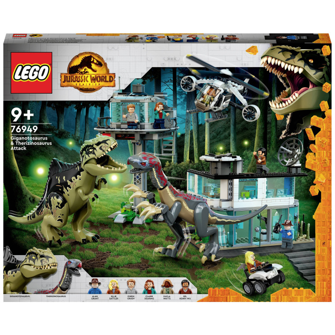 76949 Lego Jurassic World- Útok Giganotosaura a Therizinosaura