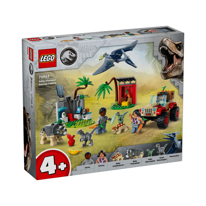 76963 Lego Jurassic World – Záchranářské středisko pro dinosauří mláďata