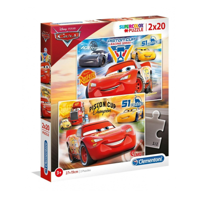 Puzzle 2x20 – Auta 3