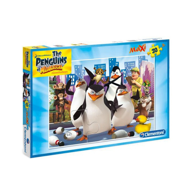 Puzzle Maxi 30 - Tučňáci z Madagaskaru