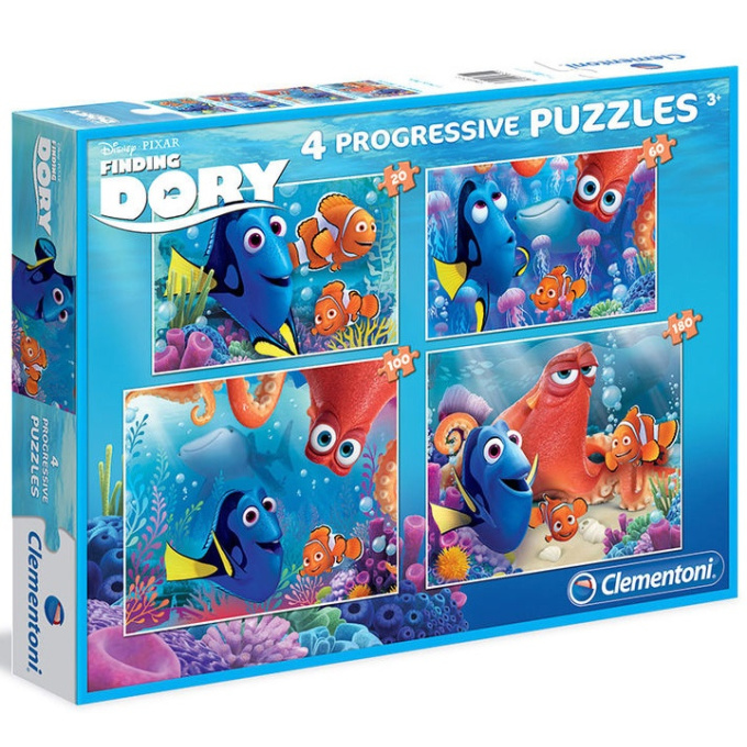 Puzzle 4 v 1 - Hledá se Dory