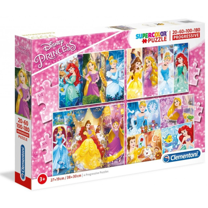 Puzzle 4v1 – Disney Princess