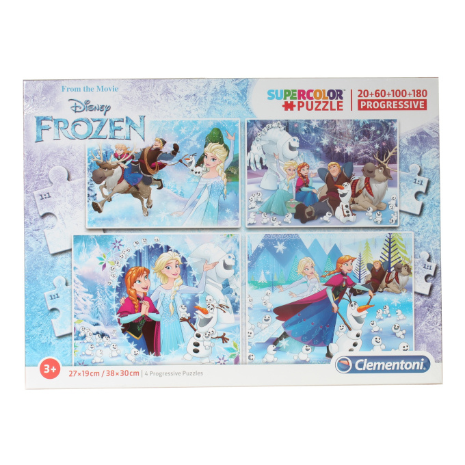 Puzzle Frozen Supercolor 4v1