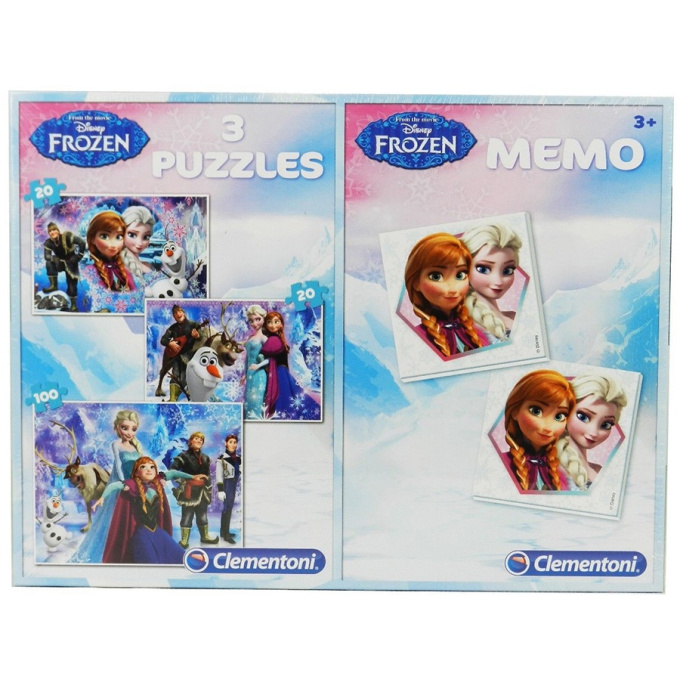 Puzzle 3 v 1 - Frozen + pexeso