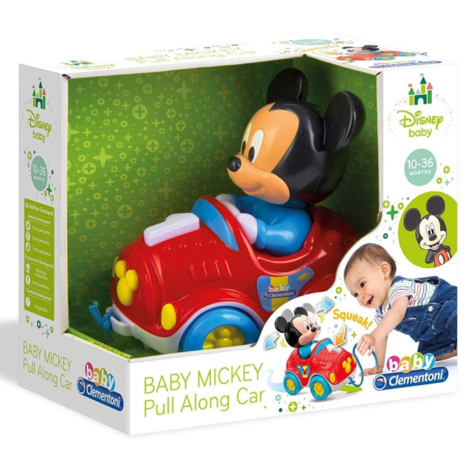Disney baby - Tahací autíčko Mickey