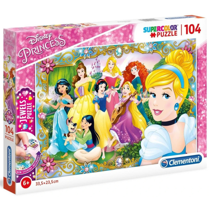Puzzle 104 Jewels – Disney Princess