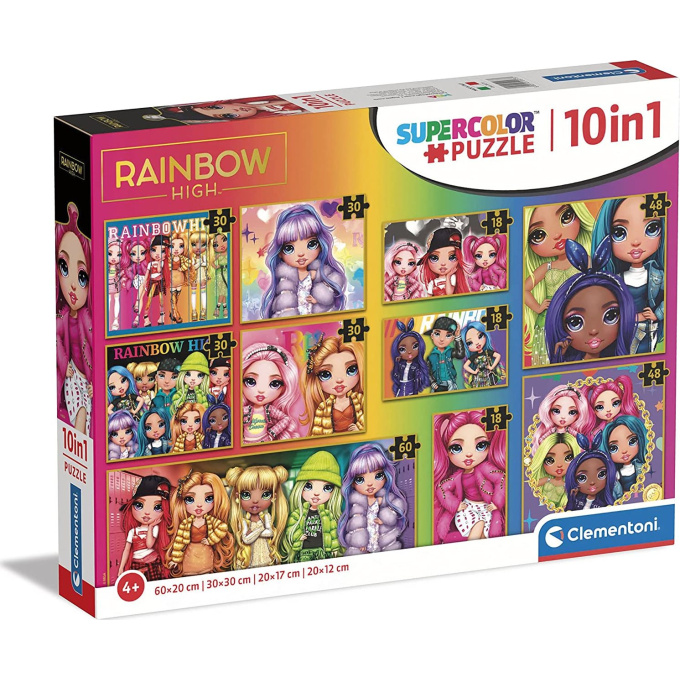 Puzzle 10 v 1- Rainbow High