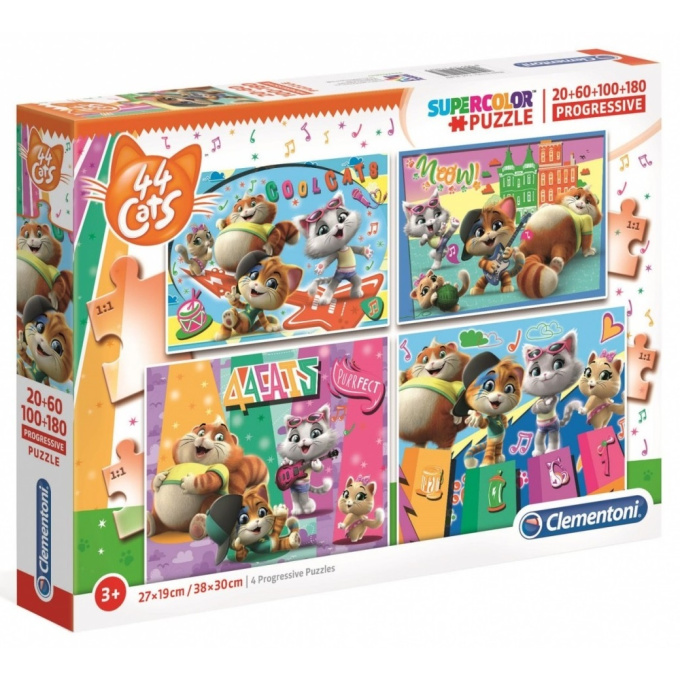 Puzzle 4v1 – Koťátka