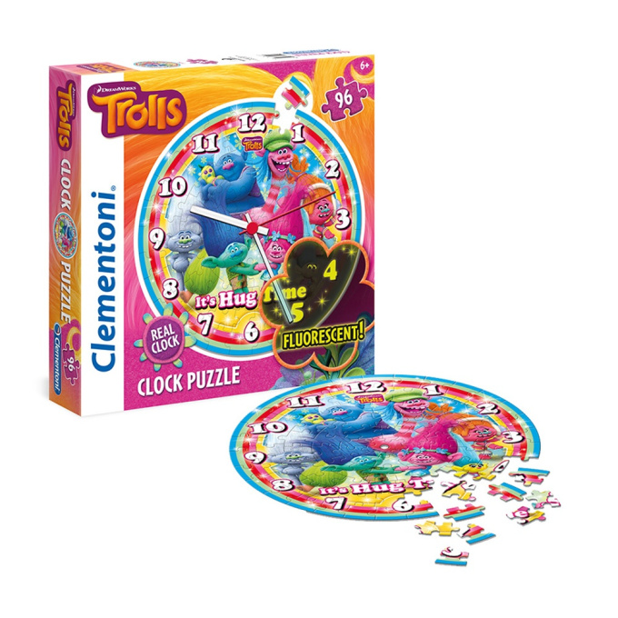 Puzzle Clock 96 - Trolls