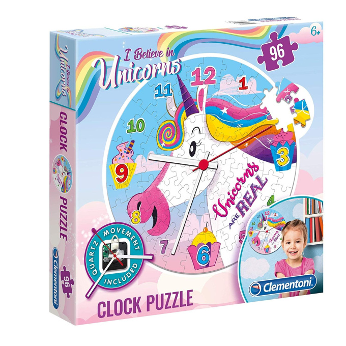 Puzzle 96 Hodiny - Jednorožec