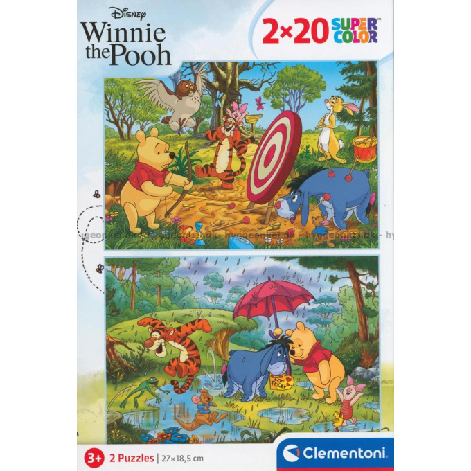 Puzzle 2x20- Medvídek Pu