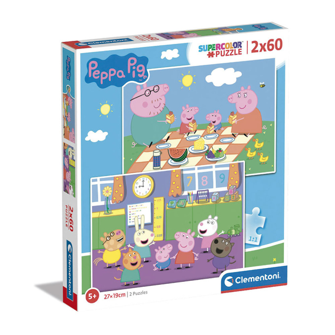 Puzzle 2x60 - Peppa Pig