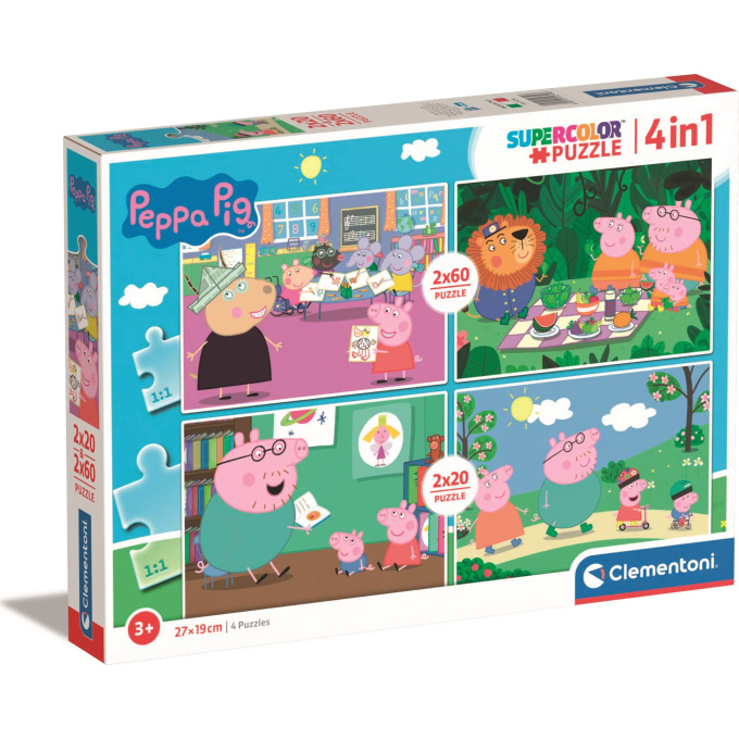 Puzzle 4v1 - Peppa Pig