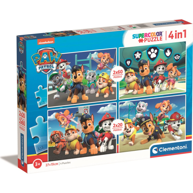 Puzzle 4v1- Paw Patrol