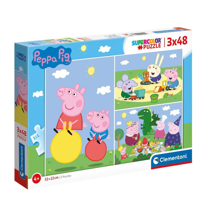 Puzzle 3x48 – Peppa Pig