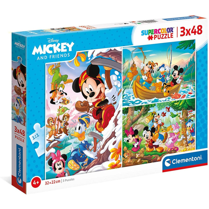 Puzzle 3x48 – Mickey Mouse