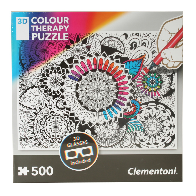 Puzzle 500 Mandala - Antistresové