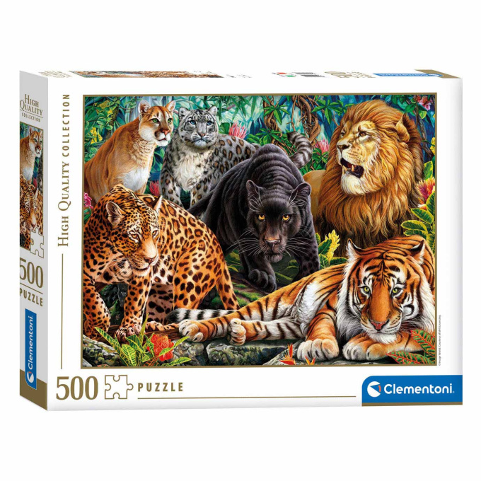 Puzzle 500 – Kočkovité šelmy