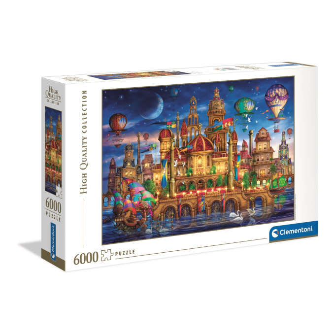 Puzzle 6000 – Kreslené město