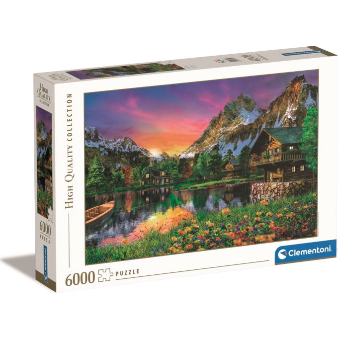 Puzzle 6000 - Jezero v Alpách