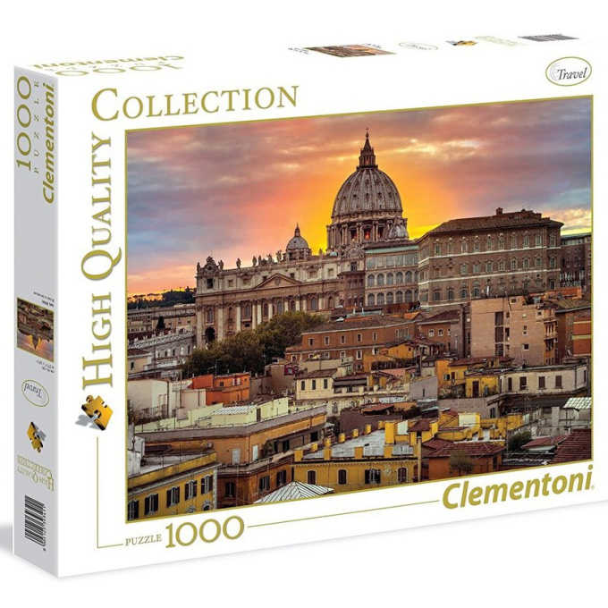 Puzzle 1000 - Řím za soumraku