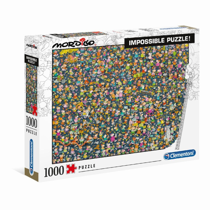 Puzzle 1000 - Kreslené postavičky Mordillo