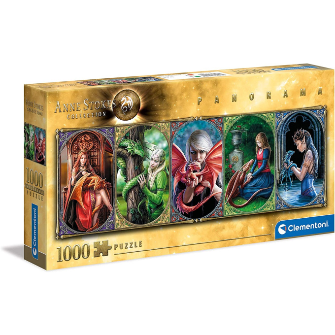 Puzzle 1000 – Panorama draky