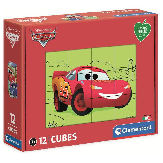 Cars- Dřevěné kostky