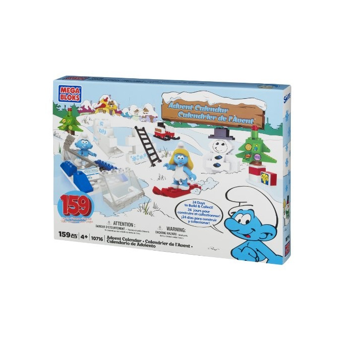 Mega Bloks – Adventní kalendář Šmoulové