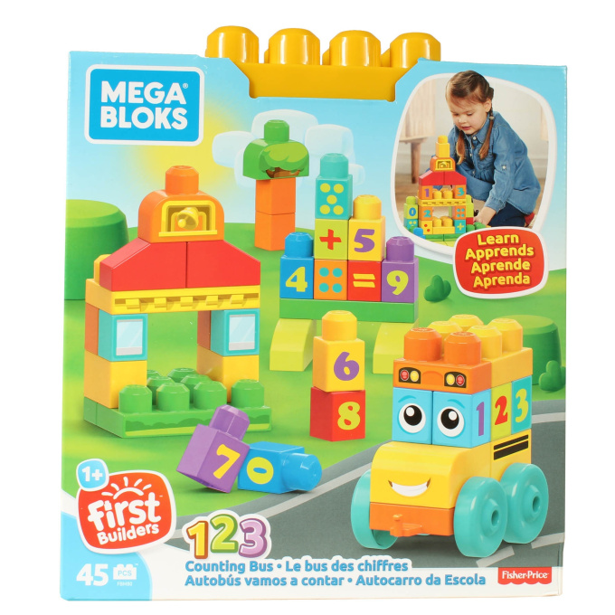 Mega Bloks stavebnice - 123 Autobus