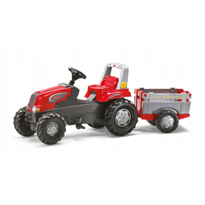Šlapací traktor s přívěsem