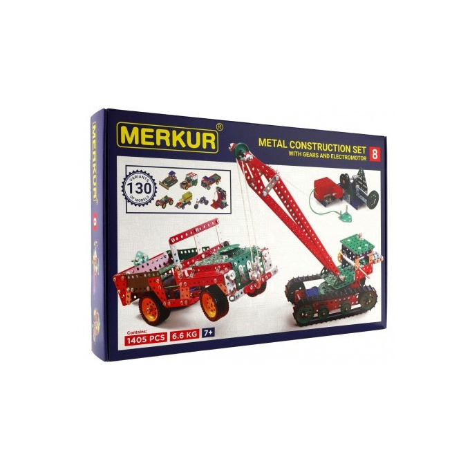 Merkur – Stavebnice s převody a elektromotorem