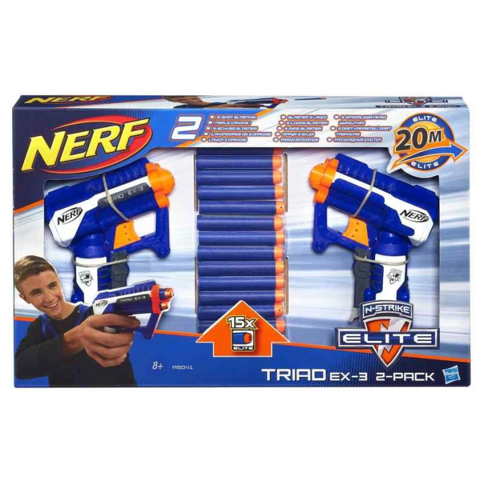 NERF N-Strike Elite – EX-3 2-Pack