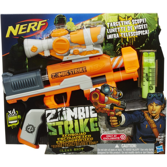NERF Zombie Strike - Clear Shot Blaster