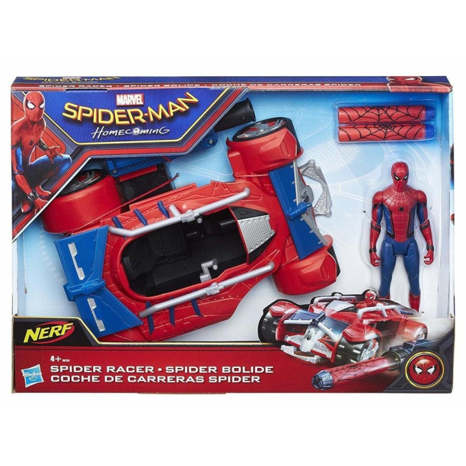 NERF - Spider-Man vozidlo s figurkou