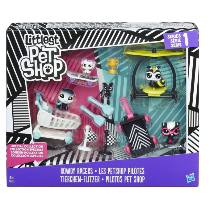 Littlest Pet Shop - Hrací set Rowdy Racers
