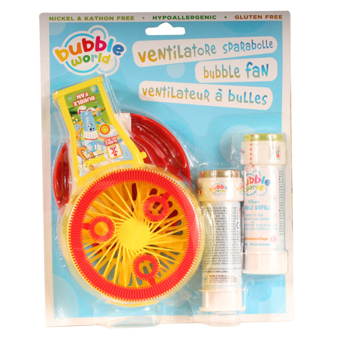 Ventilátor na výrobu bublin