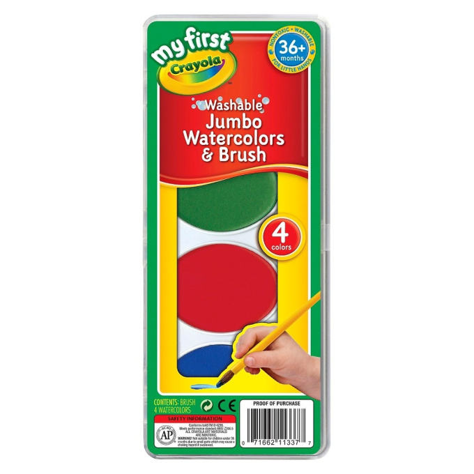 Crayola – 4 vodové barvy