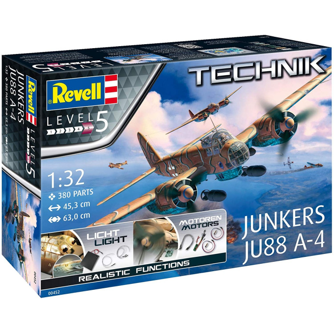 Revell 00452 – Letadlo Junkers JU 88 A-4 1:32