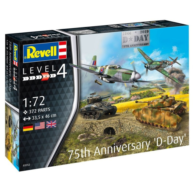 Revell – Sada 75 th Anniversary D-Day 1:72