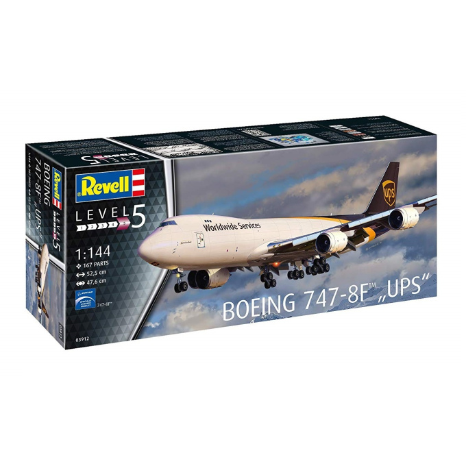 Revell 03912 – Letadlo Boeing 747-8F UPS 1:144