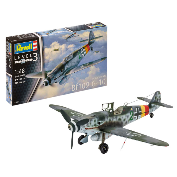 Revell 03958 – Letadlo Messerschmitt Bf109 G-10 (1:48)