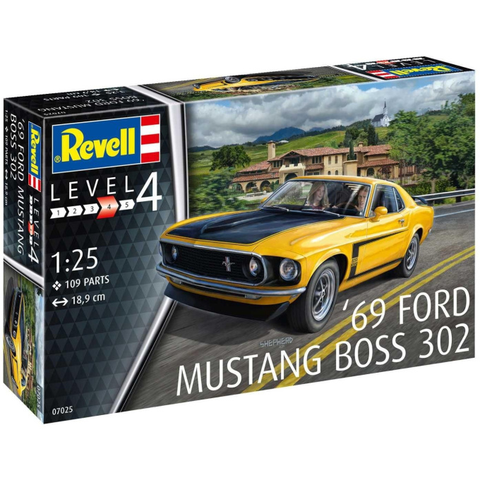Revell – 69 Ford Mustang Boss 1:25