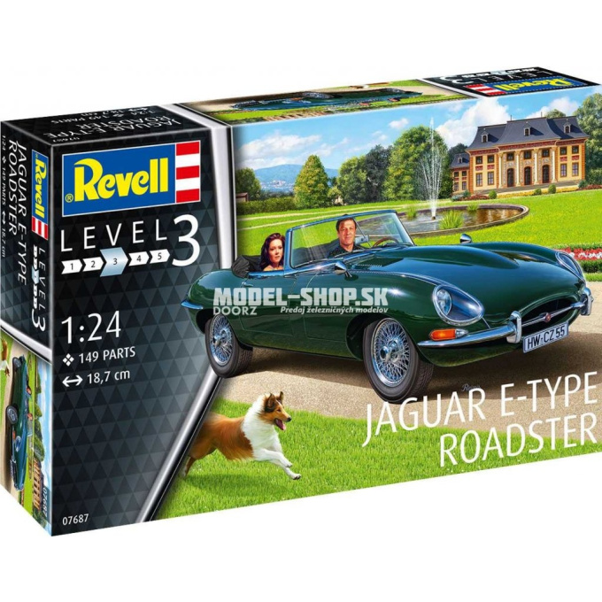 Revell – Jaguar E-Type Roadster 1:24