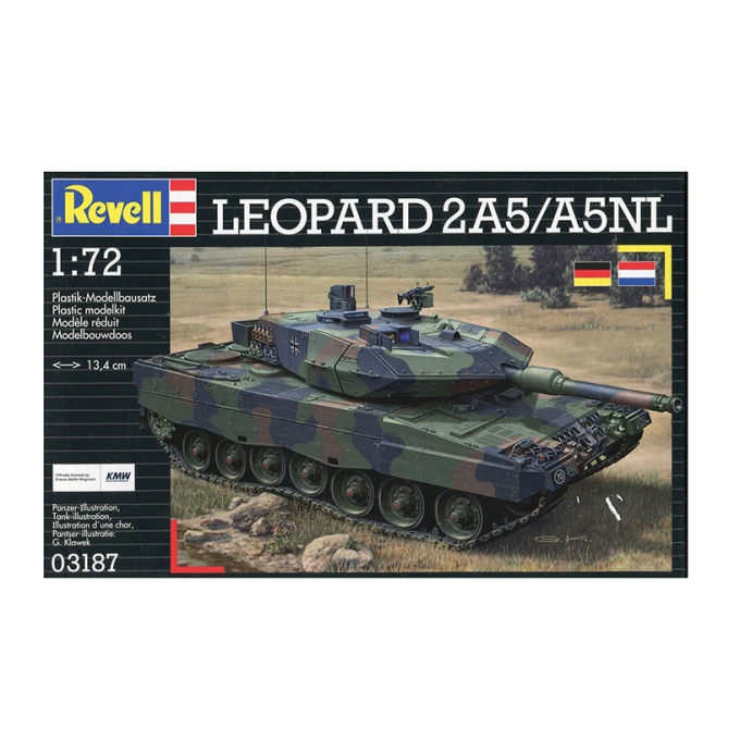 Revell - tank 03187 LEOPARD 2 A5 / A5 NL (1:72)