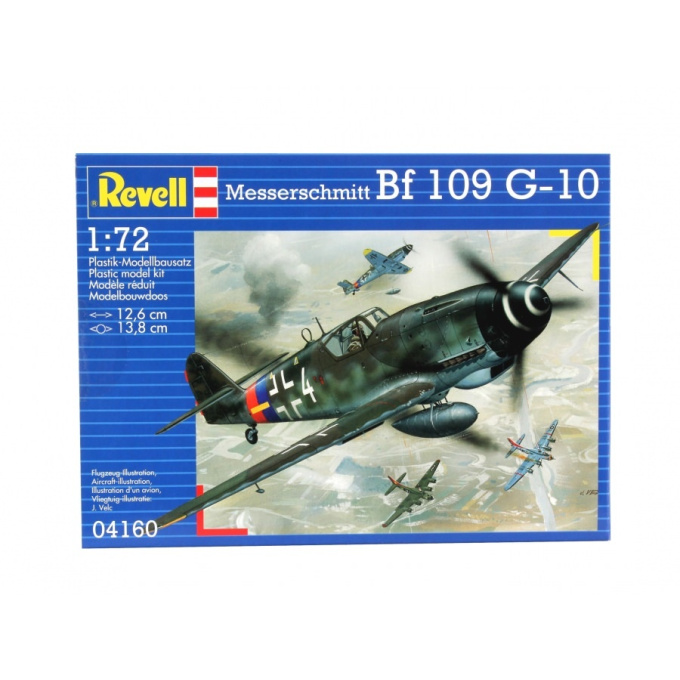 Revell - letadlo 04160 Messerschmitt Bf 109 G-10 (1:72)